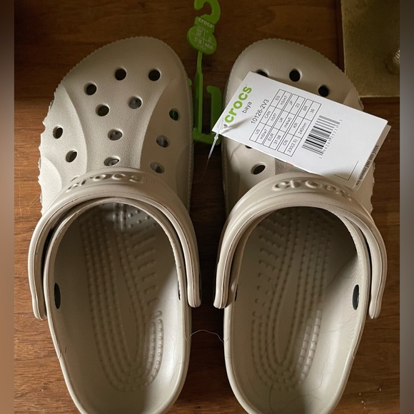 CROCS Other - Unisex NWT Baya Clog CROCS Cobblestone color.  Men 5 Women 7. Brand new